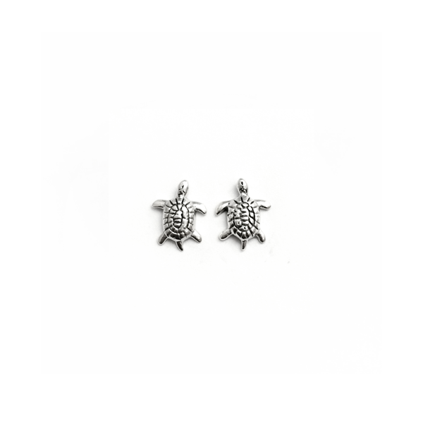 Iko Iko Studs Turtle Silver