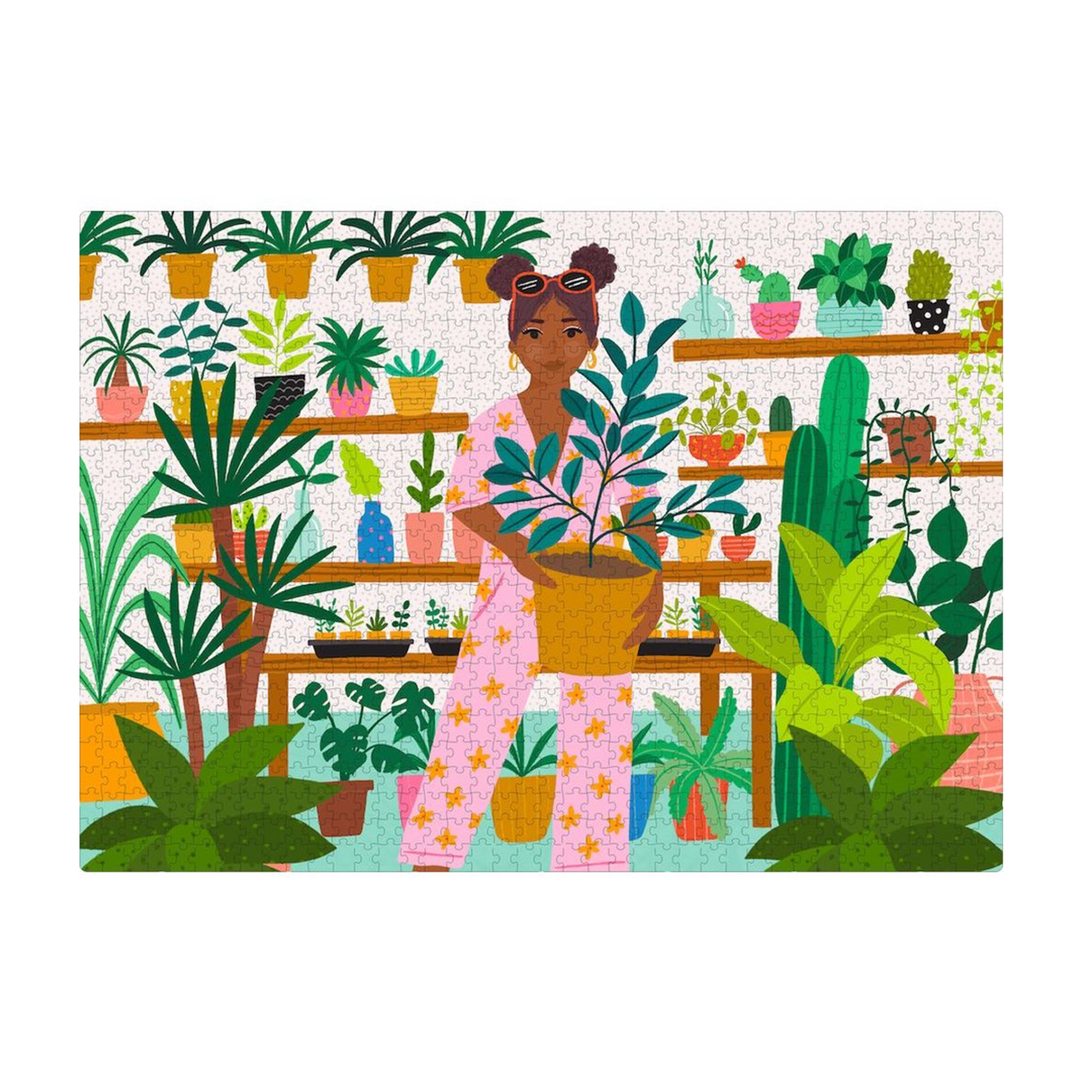 Crazy Plant Lady 1000 Piece Jigsaw Puzzle