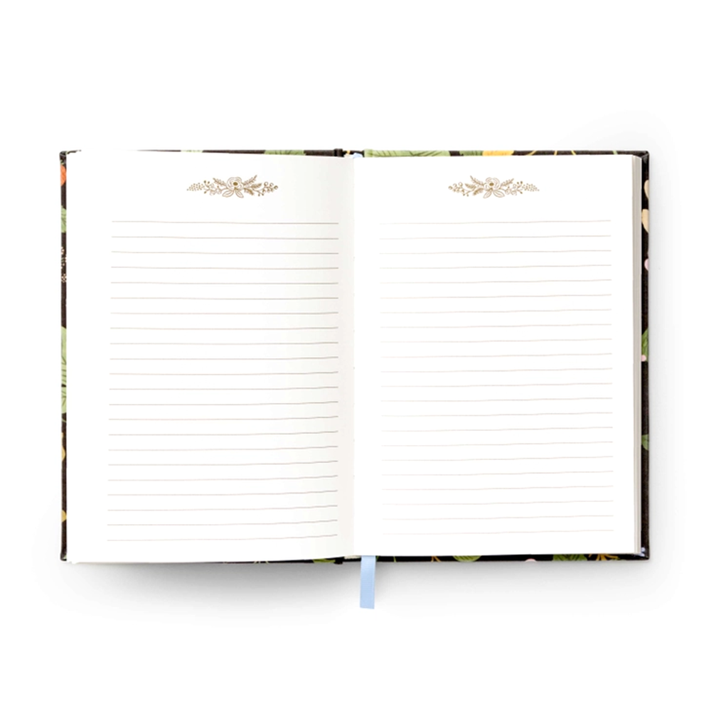 Rifle Paper Co Fabric Journal Ruled Large Strawberry