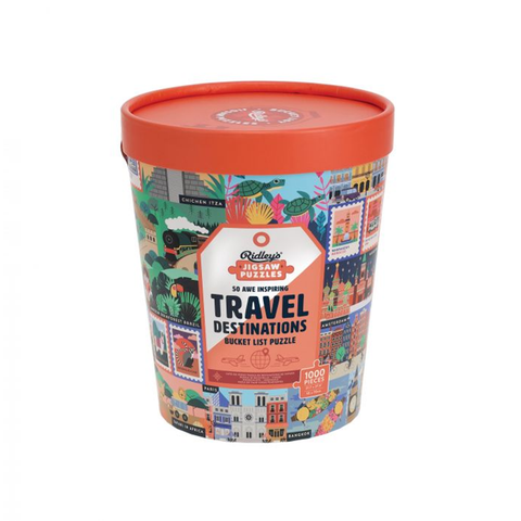 Ridley's Bucket List 1000 Piece Jigsaw Puzzle Travel Mood