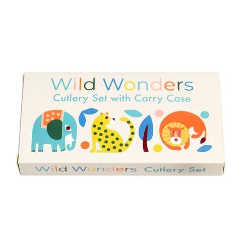 Rex Children’s Cutlery Set in Case Wild Wonders