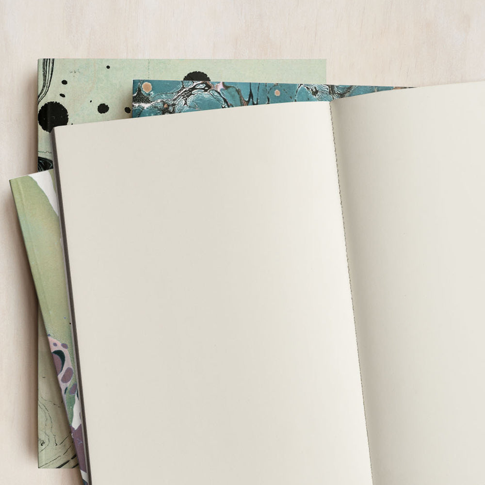Katie Leamon Marble Notebook Plain B5 Article No. 05