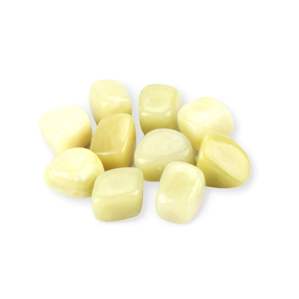 Mini Tumbled Stone Lemon Jade