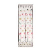 Meri Meri Tapered Floral Birthday Candles set of 16