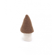 Muskhane 100% Felt Mushroom Morel Large Chestnut