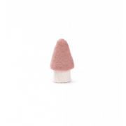 Muskhane 100% Felt Mushroom Morel Small Quartz Pink