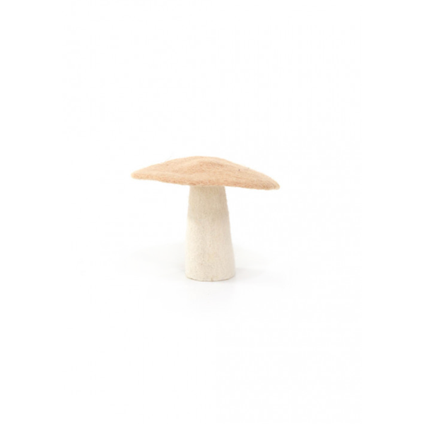Muskhane 100% Felt Mushroom Flat Large Nude