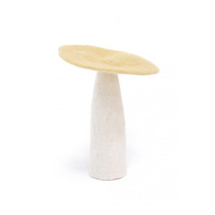 Muskhane 100% Felt Mushroom Flat Extra Large Wheat