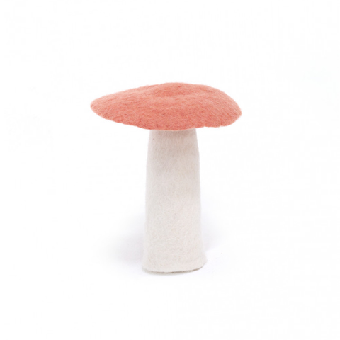 Muskhane 100% Felt Mushroom Flat Extra Large Litchee