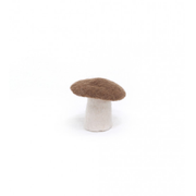 Muskhane 100% Felt Mushroom Flat Small Chestnut