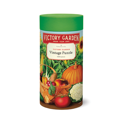 Cavallini 1000 Piece Puzzle Victory Garden