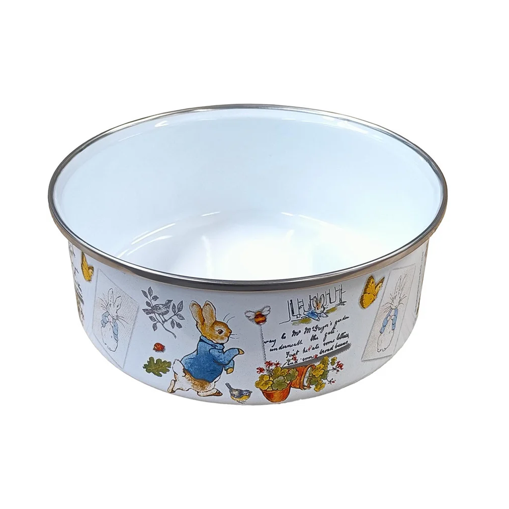 Beatrix Potter Enamel Bowl Peter Rabbit