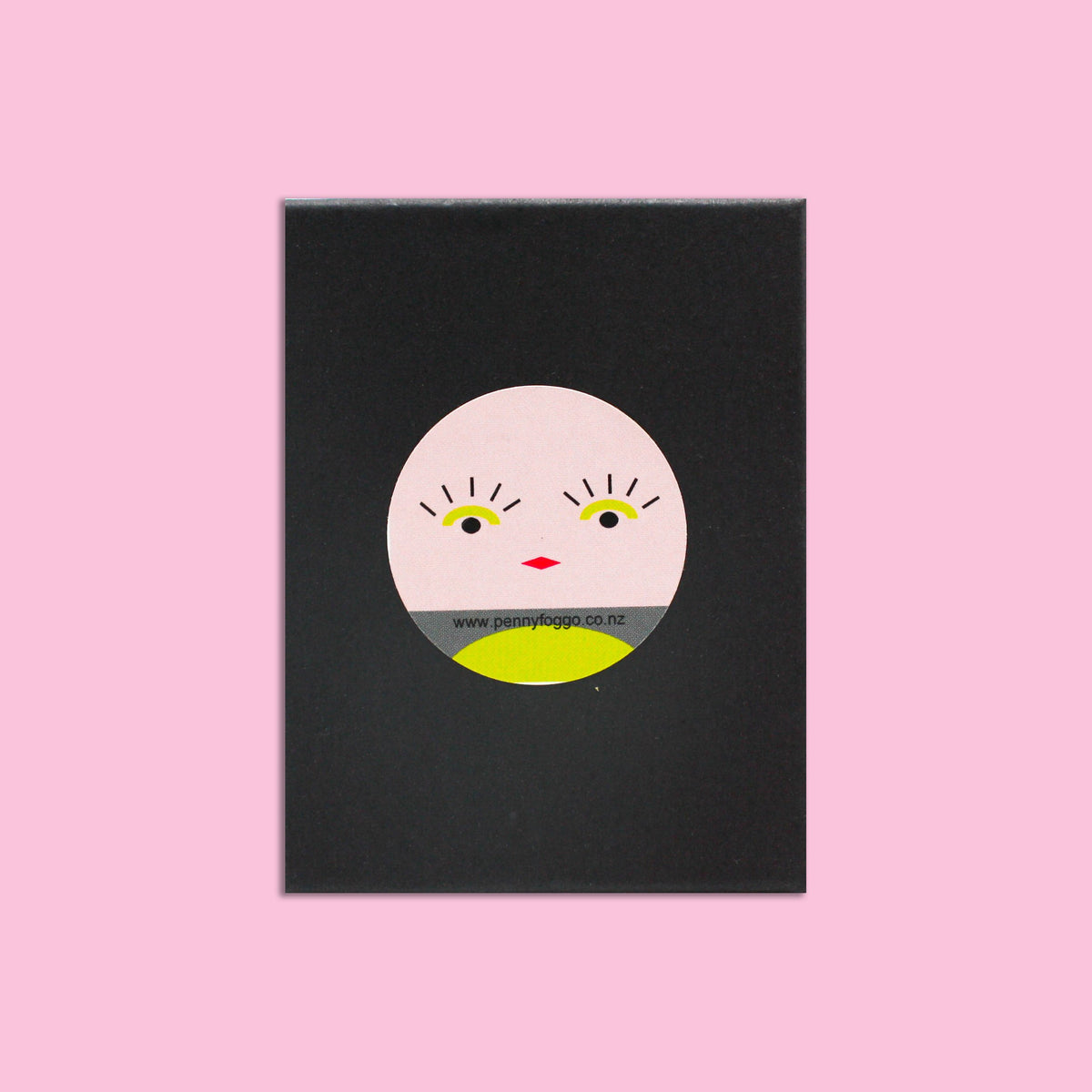 Penny Foggo Earrings Wood Drops Pink