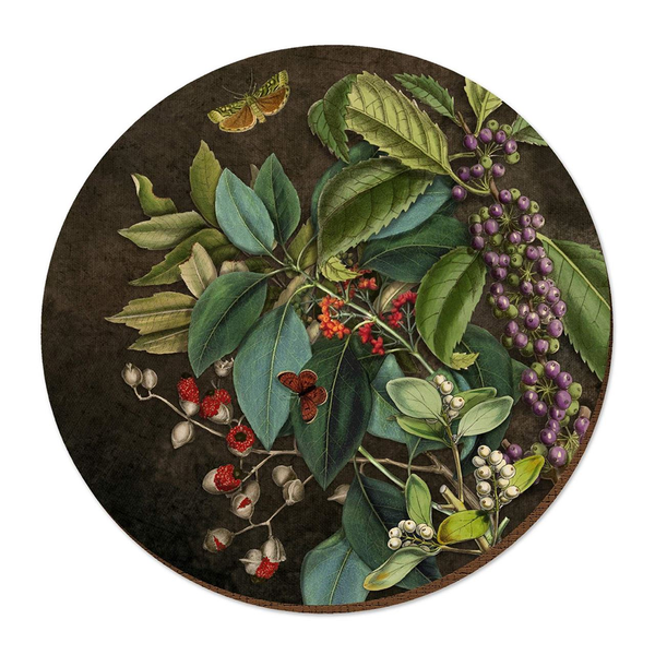 Wolfkamp & Stone Placemat Mahoe & Titoki Berries
