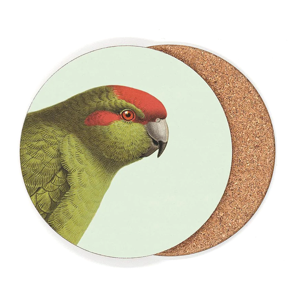100 NZ Cork Backed Placemat Kākāriki Iko Iko