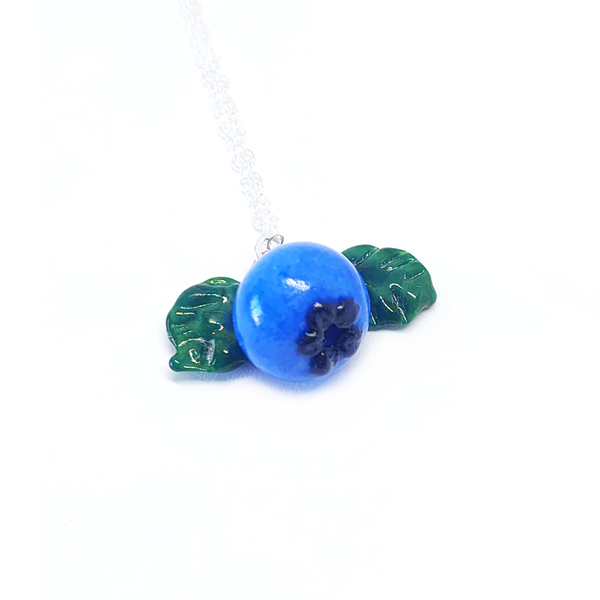Rainey Designs Glass Blueberry  Cluster Necklace 45cm