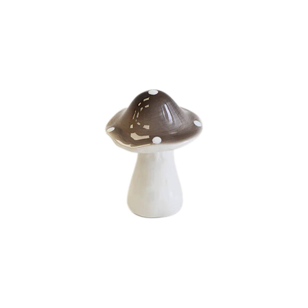 Ceramic Amanita Spot Mushroom Grey Large