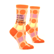 Blue Q Women's Socks You're F*cking Welcome