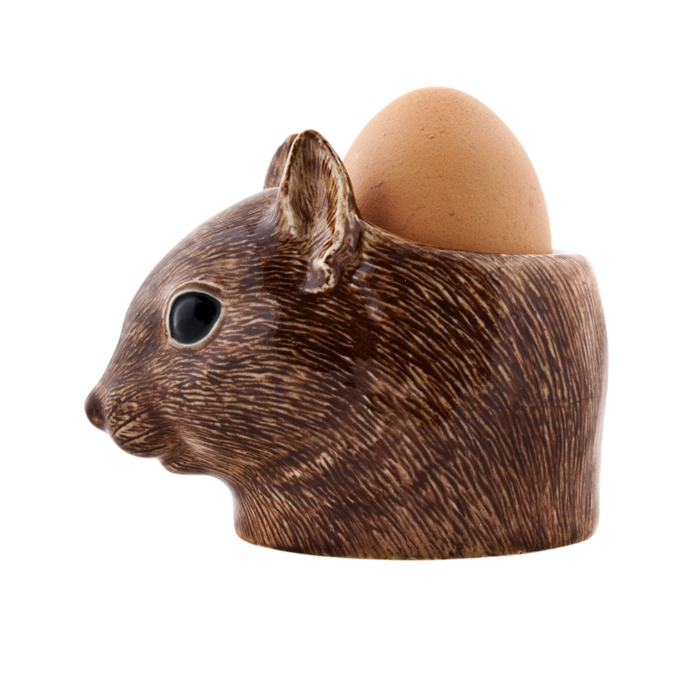 Quail Squirrel Face Egg Cup
