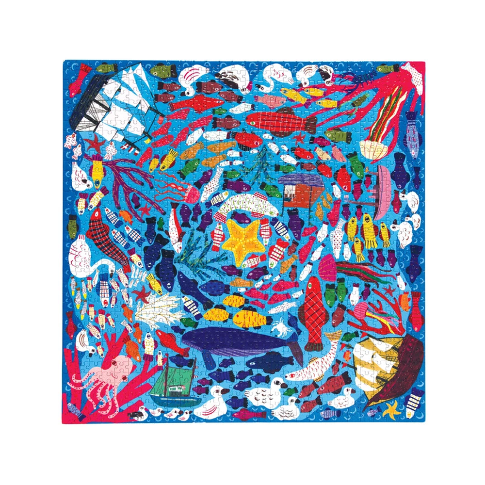 eeBoo 1008 Piece Puzzle Below the Surface