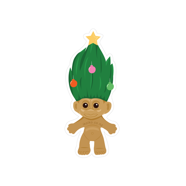 Iko Iko Fun Size Sticker Christmas Troll