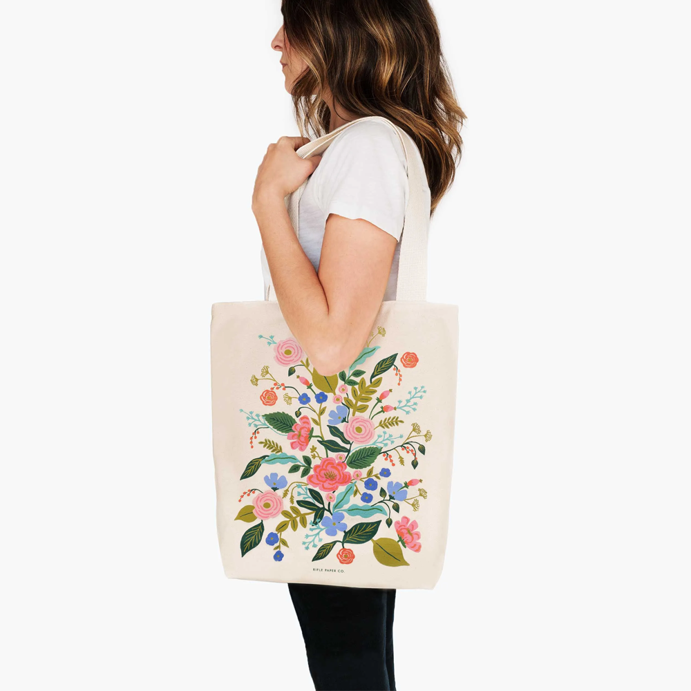 Rifle Paper Co Tote Bag Floral Vines