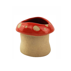 Red Mushroom Planter Small