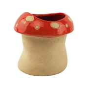 Red Mushroom Planter Large