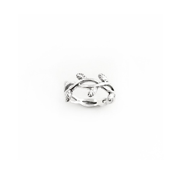 Iko Iko Ring Twist Branches Silver